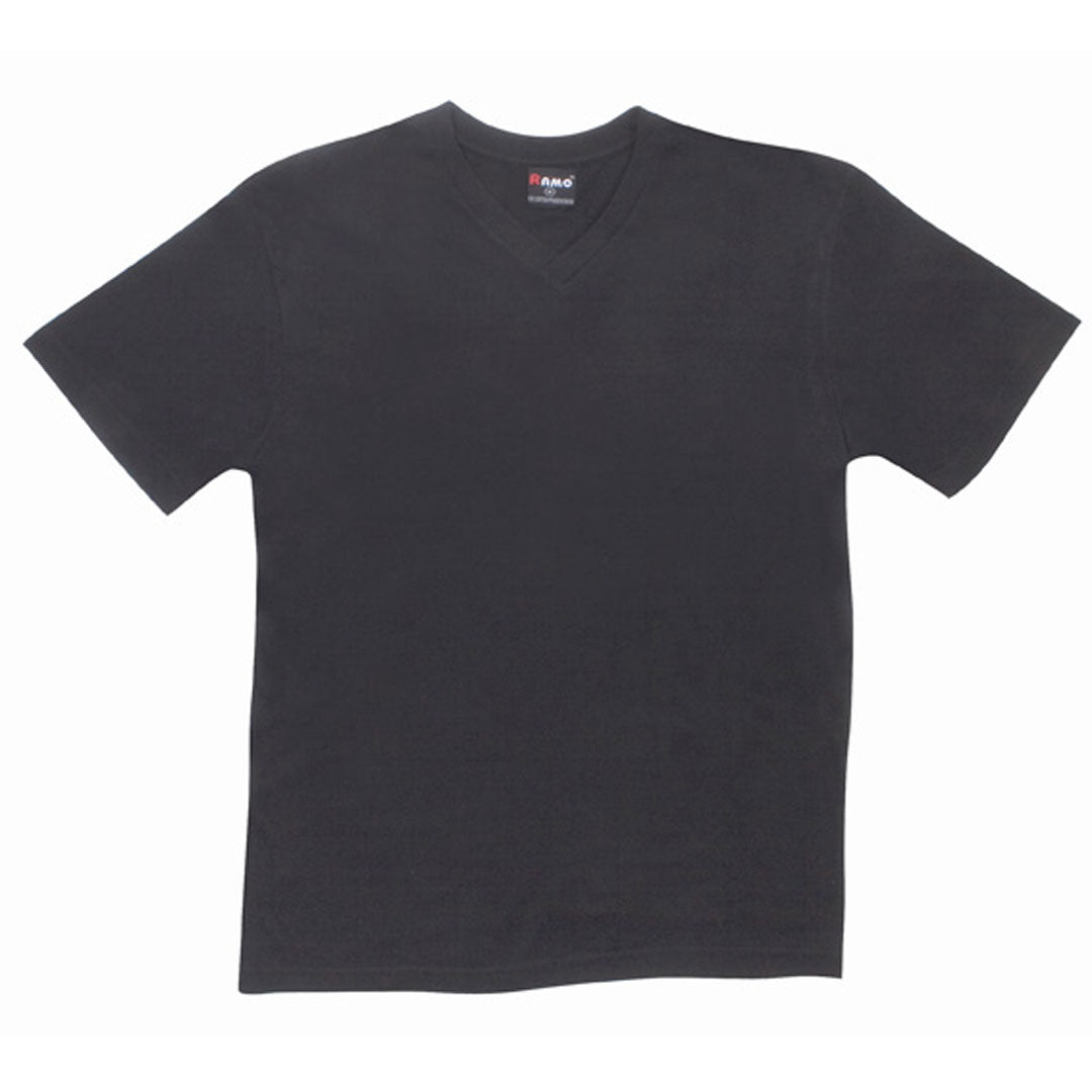 Ramo The V-Neck Tee | Mens | Slim Fit Black Shirts & Tops