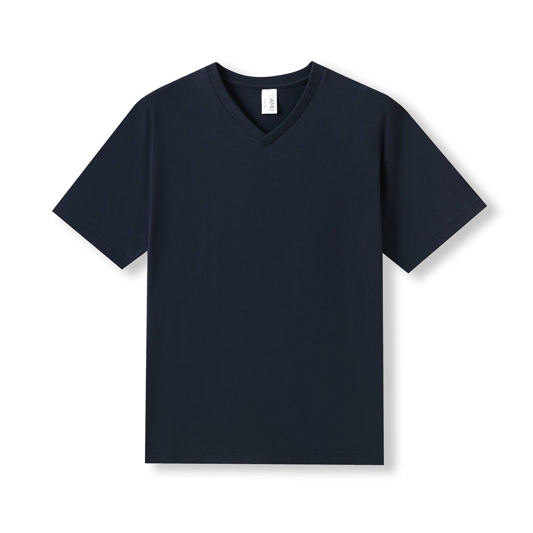 Ramo The V-Neck Tee | Mens | Slim Fit Navy Shirts & Tops