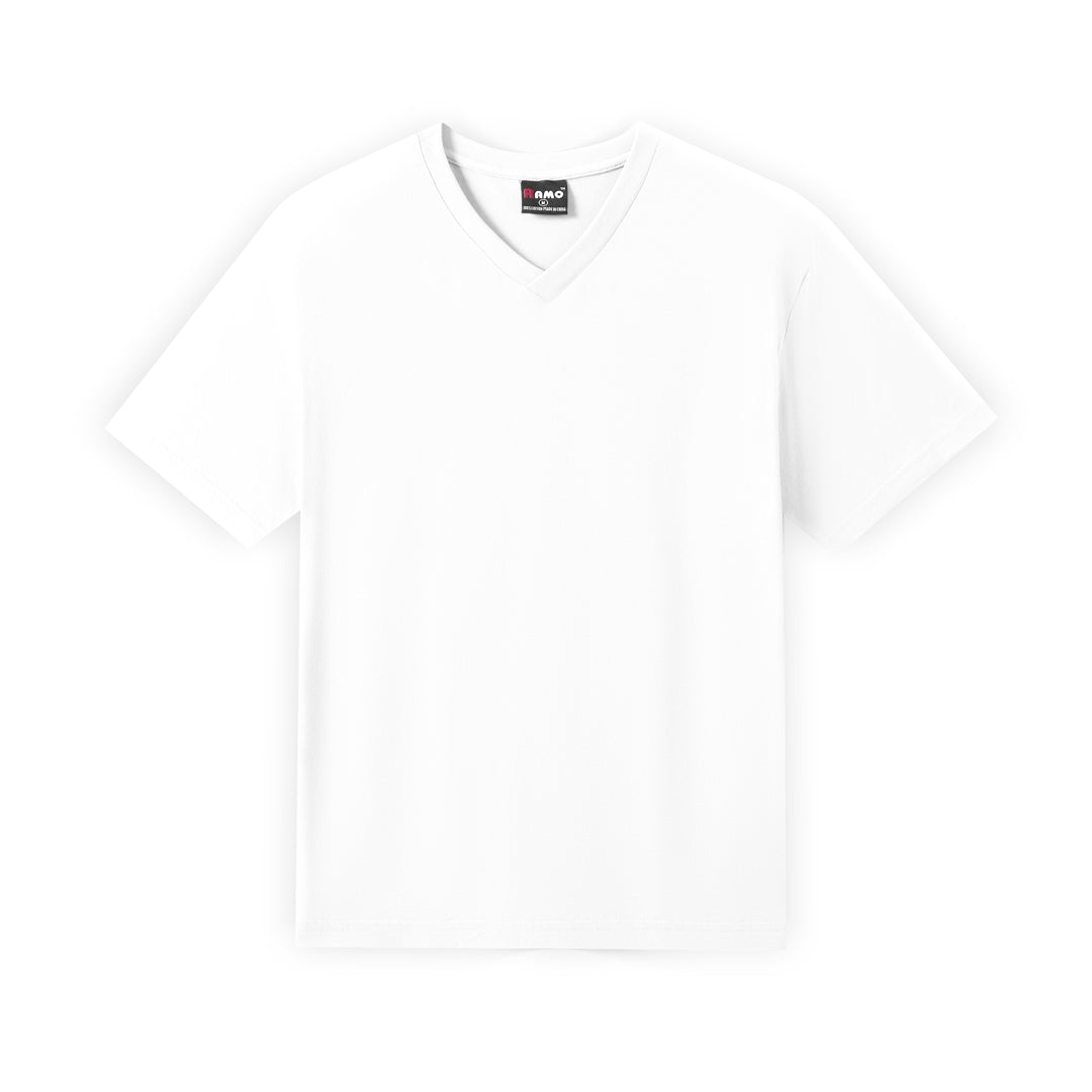 Ramo The V-Neck Tee | Mens | Slim Fit White Shirts & Tops