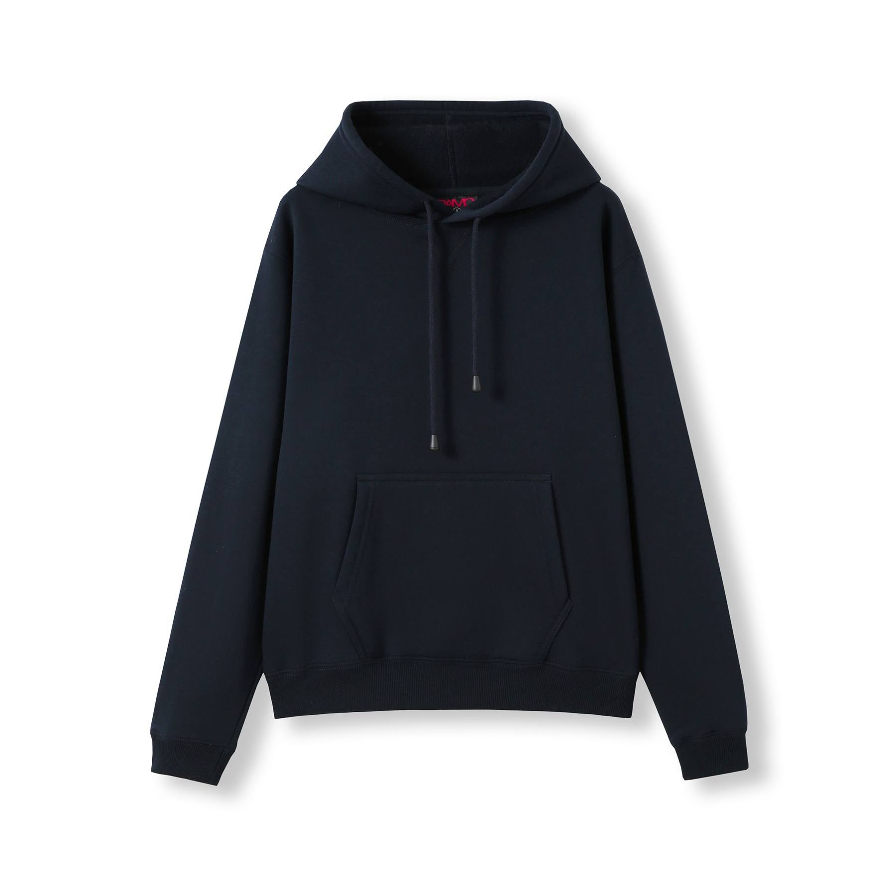 Ramo The Kangaroo Pocket Pull On Hoodie | Ladies Navy Outerwear
