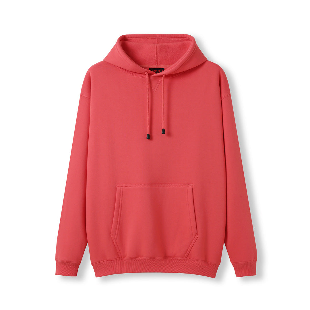 Ramo The Kangaroo Pocket Hoodie | Mens Coral Red Outerwear