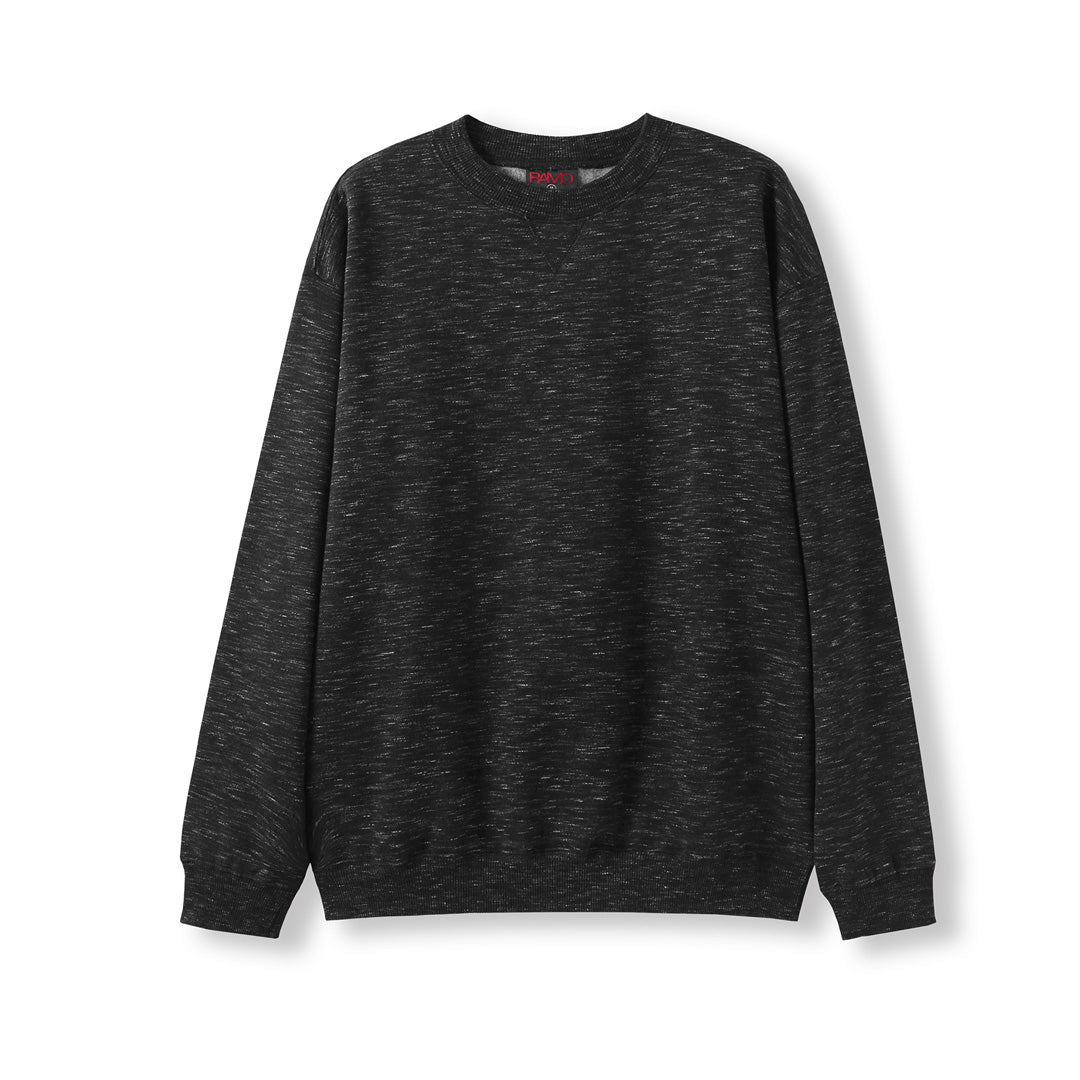 Ramo The Crew Neck Sloppy Joe | Adults Black Marle Outerwear