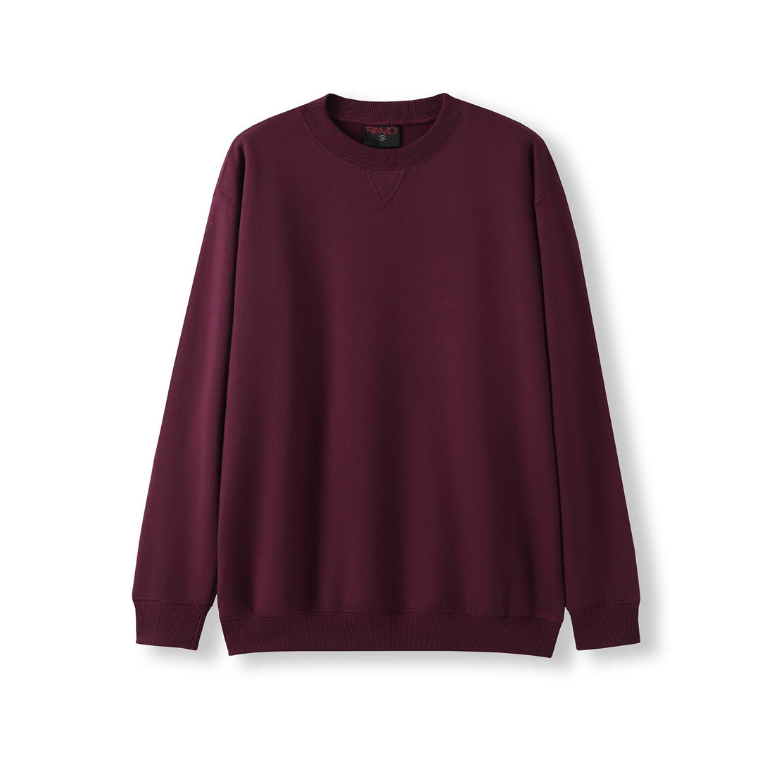 Ramo The Crew Neck Sloppy Joe | Adults Maroon Outerwear