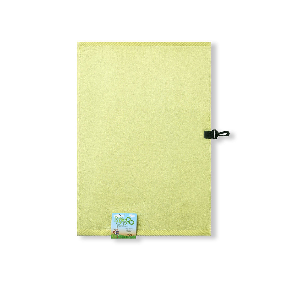 Ramo The Bamboo Golf Towel with Hook Lime Beach Towels