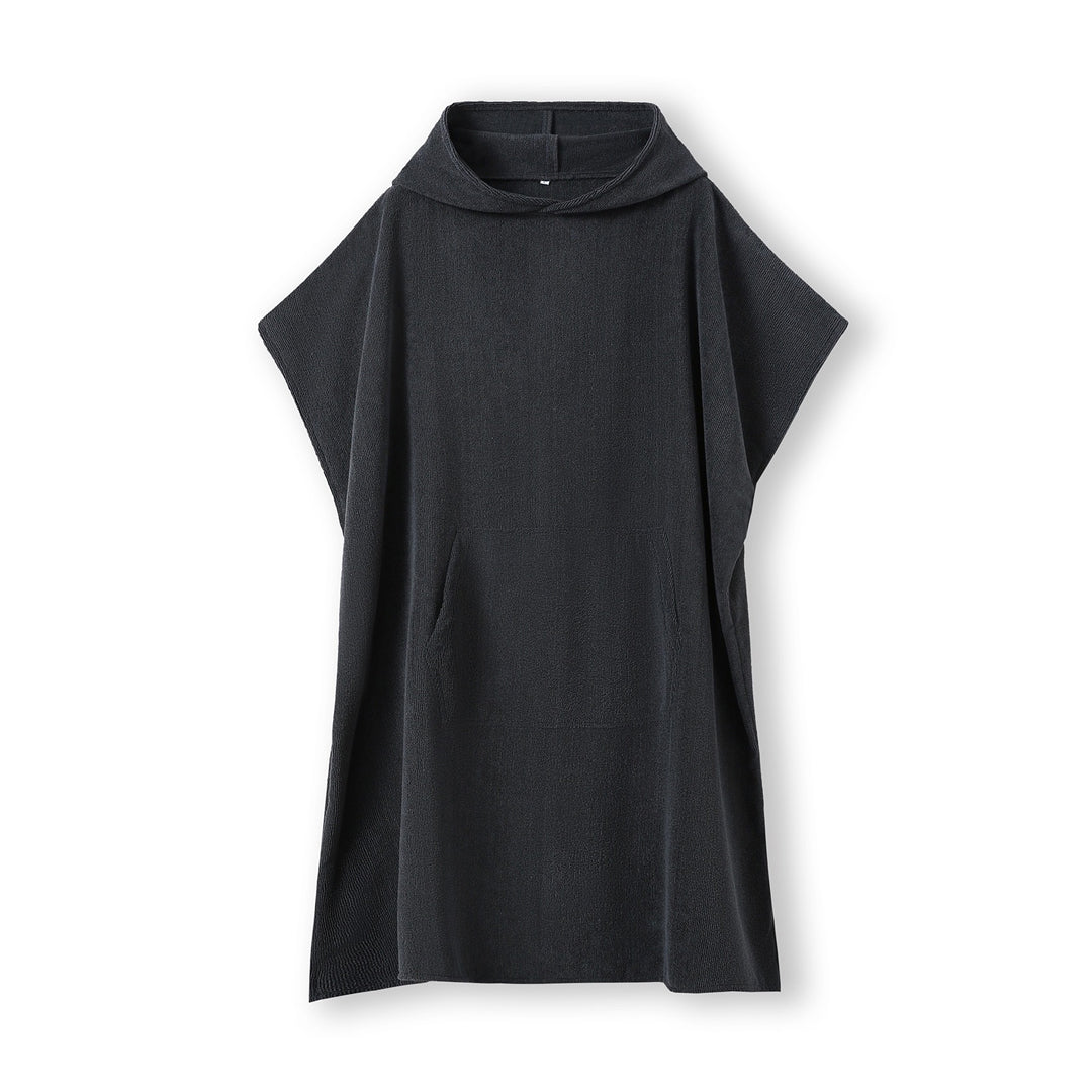 Ramo The Hooded Towel | Adults Charcoal Beach Towels