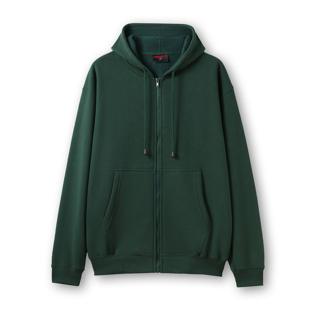 Ramo The Kangaroo Pocket Zipped Hoodie | Mens Bottle Outerwear