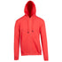 Ramo The Kangaroo Pocket Zipped Hoodie | Mens Coral Red Outerwear