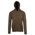 Ramo The Kangaroo Pocket Zipped Hoodie | Mens Khaki Outerwear
