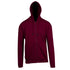 Ramo The Kangaroo Pocket Zipped Hoodie | Mens Maroon Outerwear