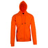 Ramo The Kangaroo Pocket Zipped Hoodie | Mens Orange Outerwear