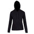 Ramo The Kangaroo Pocket Zipped Hoodie | Ladies Black Outerwear