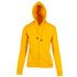 Ramo The Kangaroo Pocket Zipped Hoodie | Ladies Gold Outerwear