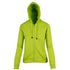 Ramo The Kangaroo Pocket Zipped Hoodie | Ladies Lime Outerwear