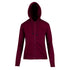 Ramo The Kangaroo Pocket Zipped Hoodie | Ladies Maroon Outerwear
