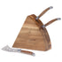 Po 'Di Fame The Wedge Cheese Knife Block Set Serveware