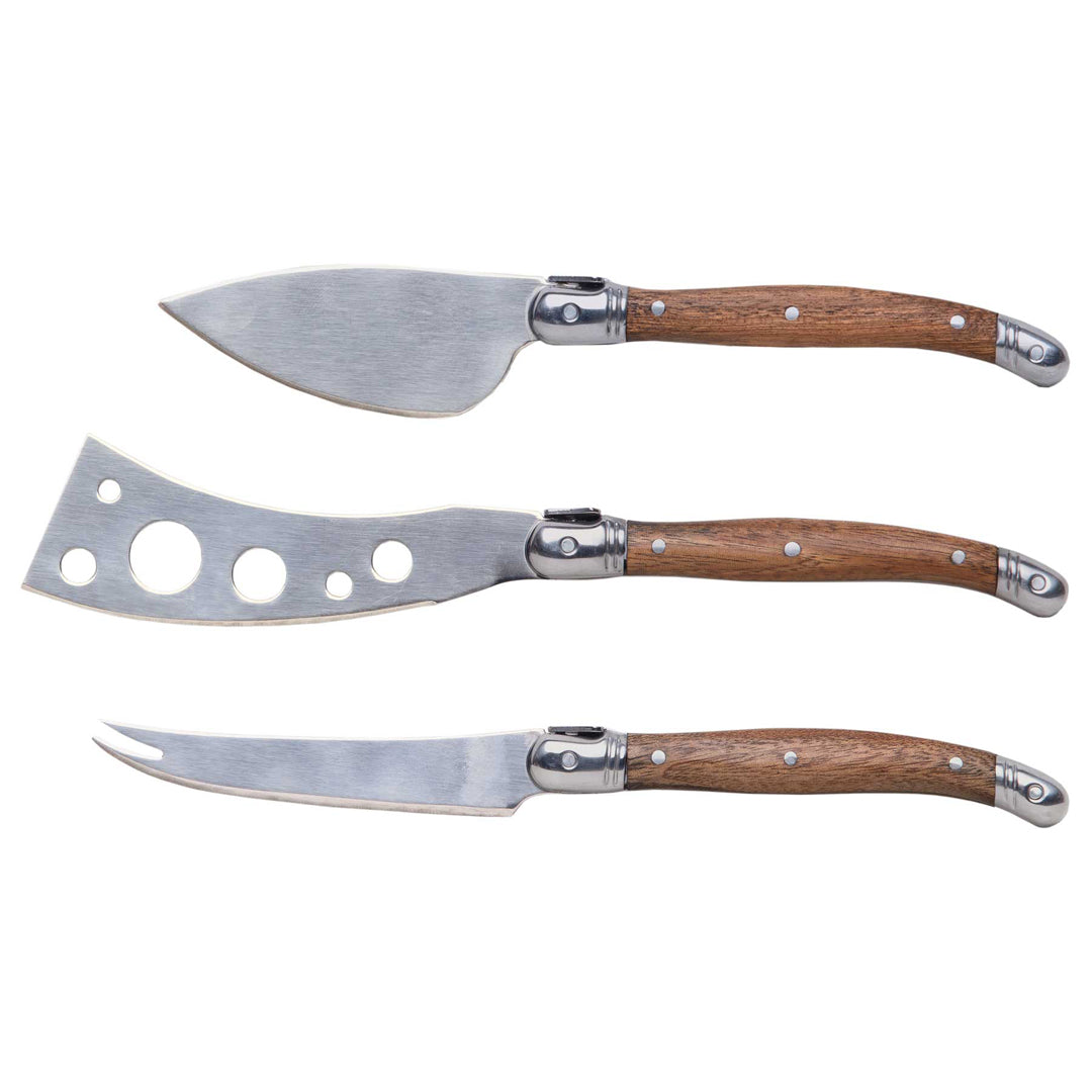 Po 'Di Fame The Wedge Cheese Knife Block Set Serveware