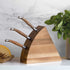 Po 'Di Fame The Wedge Cheese Knife Block Set Serveware