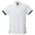 James Harvest The Anderson Polo | Mens | Short Sleeve White with Black/White/Grey Trim Shirts & Tops
