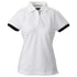 James Harvest The Antreville Polo | Ladies | Short Sleeve White with Black/White/Grey Trim Shirts & Tops