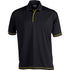Stencil The Cool Dry Polo | Mens | Short Sleeve Black/Gold Shirts & Tops