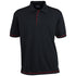 Stencil The Cool Dry Polo | Mens | Short Sleeve Black/Red Shirts & Tops
