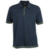 Stencil The Cool Dry Polo | Mens | Short Sleeve Navy/Lime Shirts & Tops