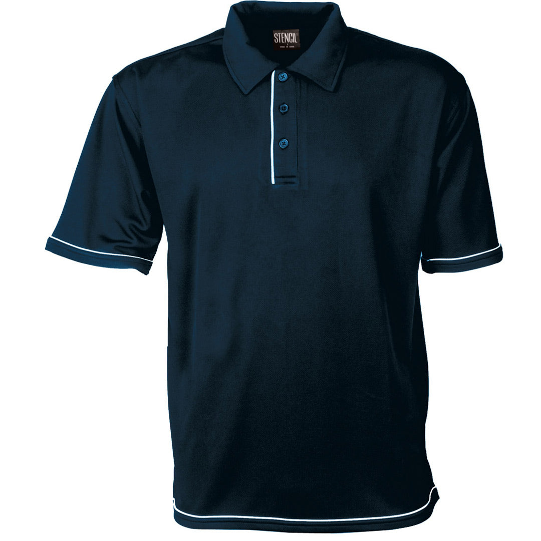 Stencil The Cool Dry Polo | Mens | Short Sleeve Shirts & Tops