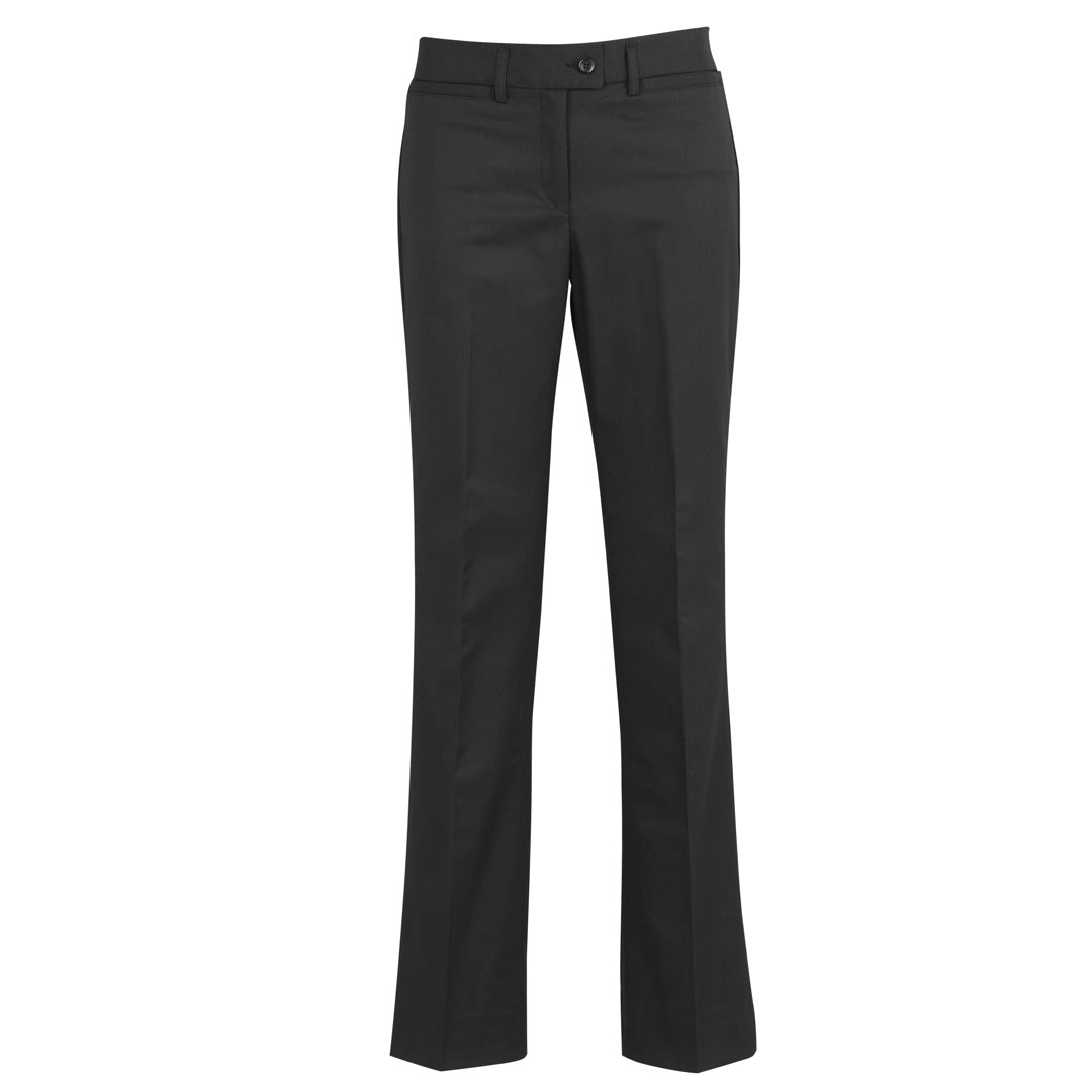 Biz Corporates The Cool Stretch Relaxed Pant | Ladies Charcoal Pants