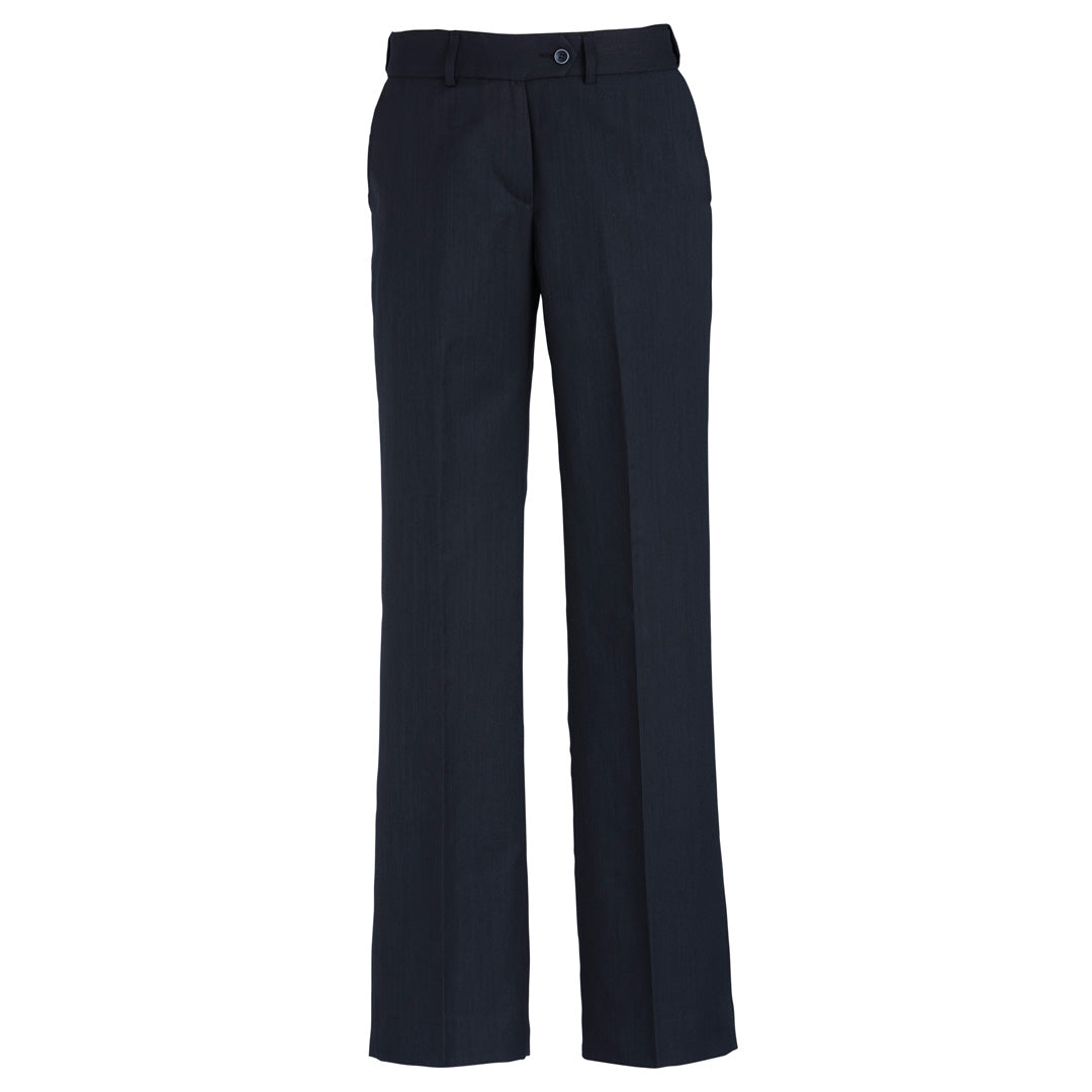 Biz Corporates The Cool Stretch Adjustable Pant | Ladies Clearance Navy Pants