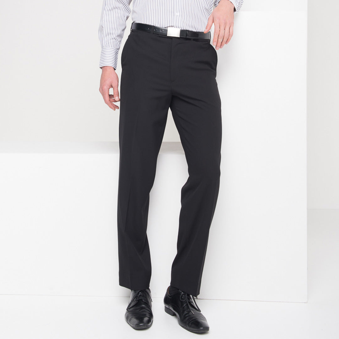 LSJ Collection The Flat Front Pant | Microfibre | Mens Pants