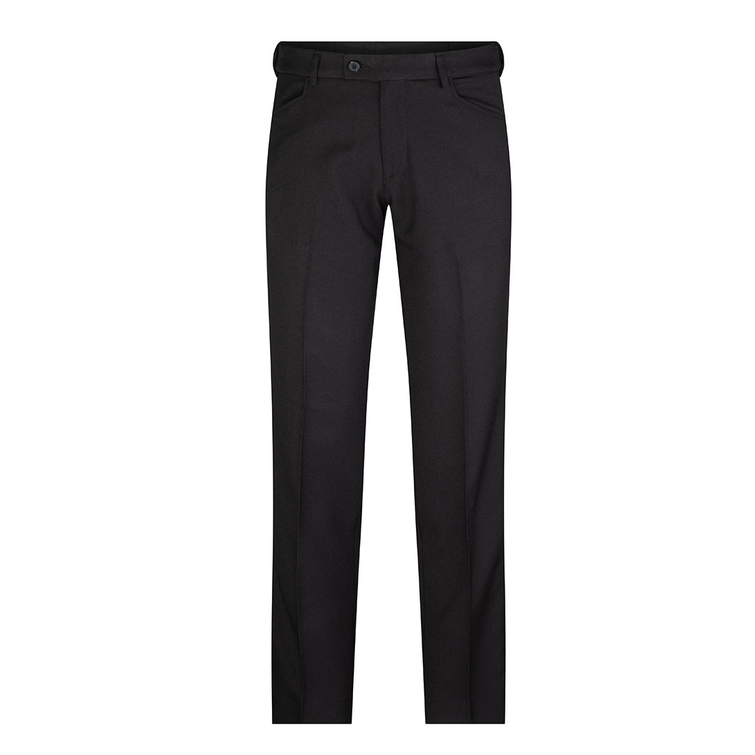 LSJ Collection The Slim Cut Pant | Wool | Mens Black Pants