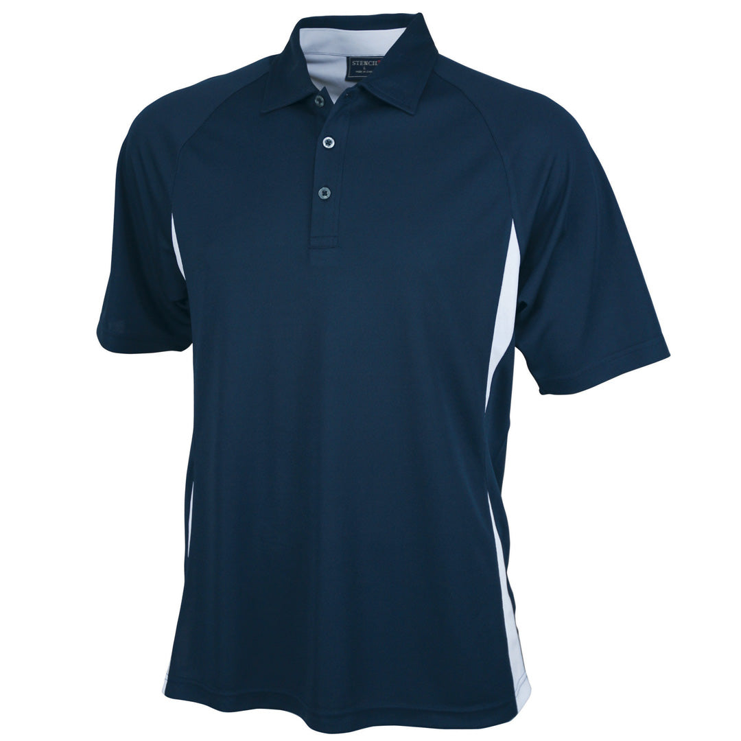 Stencil The Arctic Polo | Mens | Short Sleeve Navy Shirts & Tops