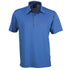Stencil The Silvertech Polo | Mens | Short Sleeve Ocean Blue/Silver Shirts & Tops