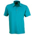 Stencil The Silvertech Polo | Mens | Short Sleeve Teal/Silver Shirts & Tops