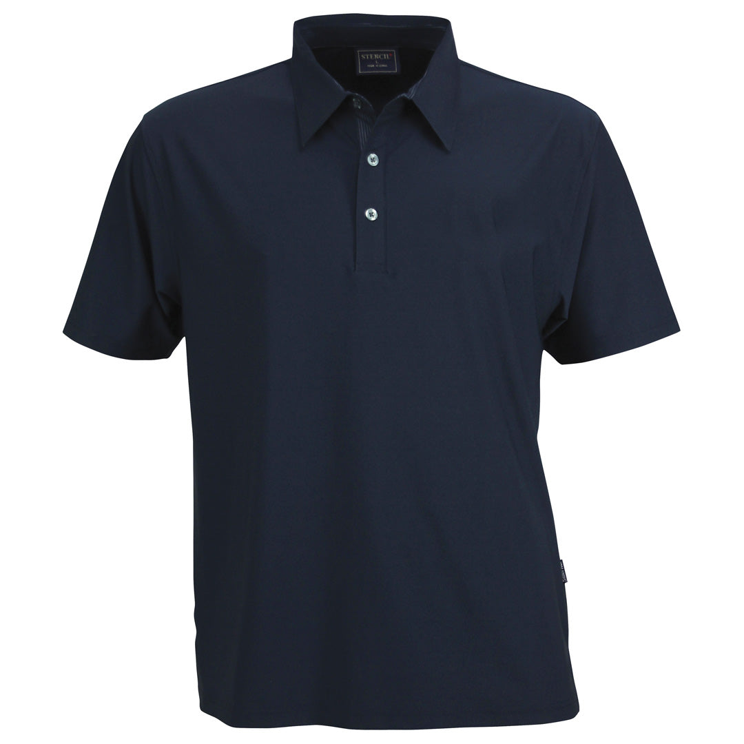 Stencil The Argent Polo | Mens | Short Sleeve Navy Shirts & Tops
