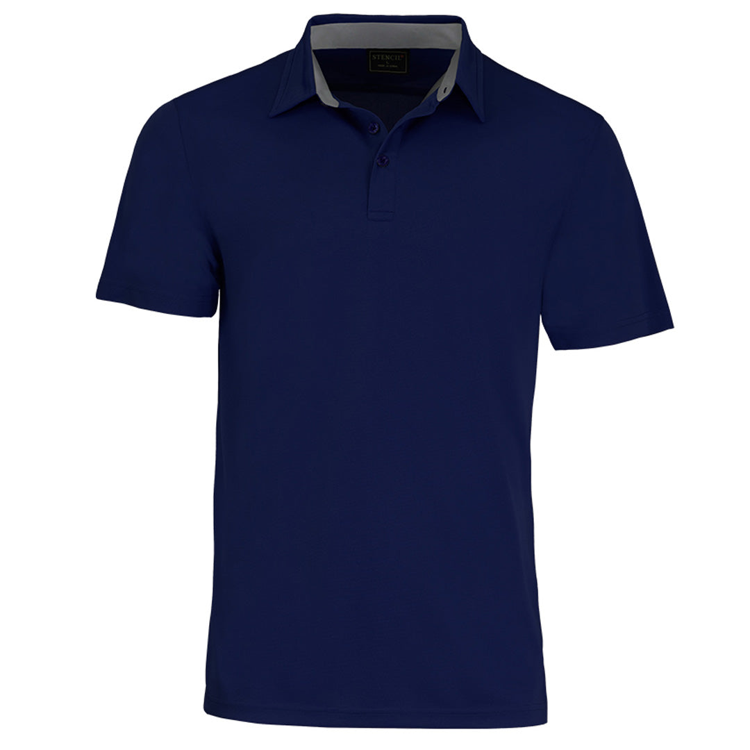 Stencil The Kahave Polo | Mens | Short Sleeve Navy Shirts & Tops