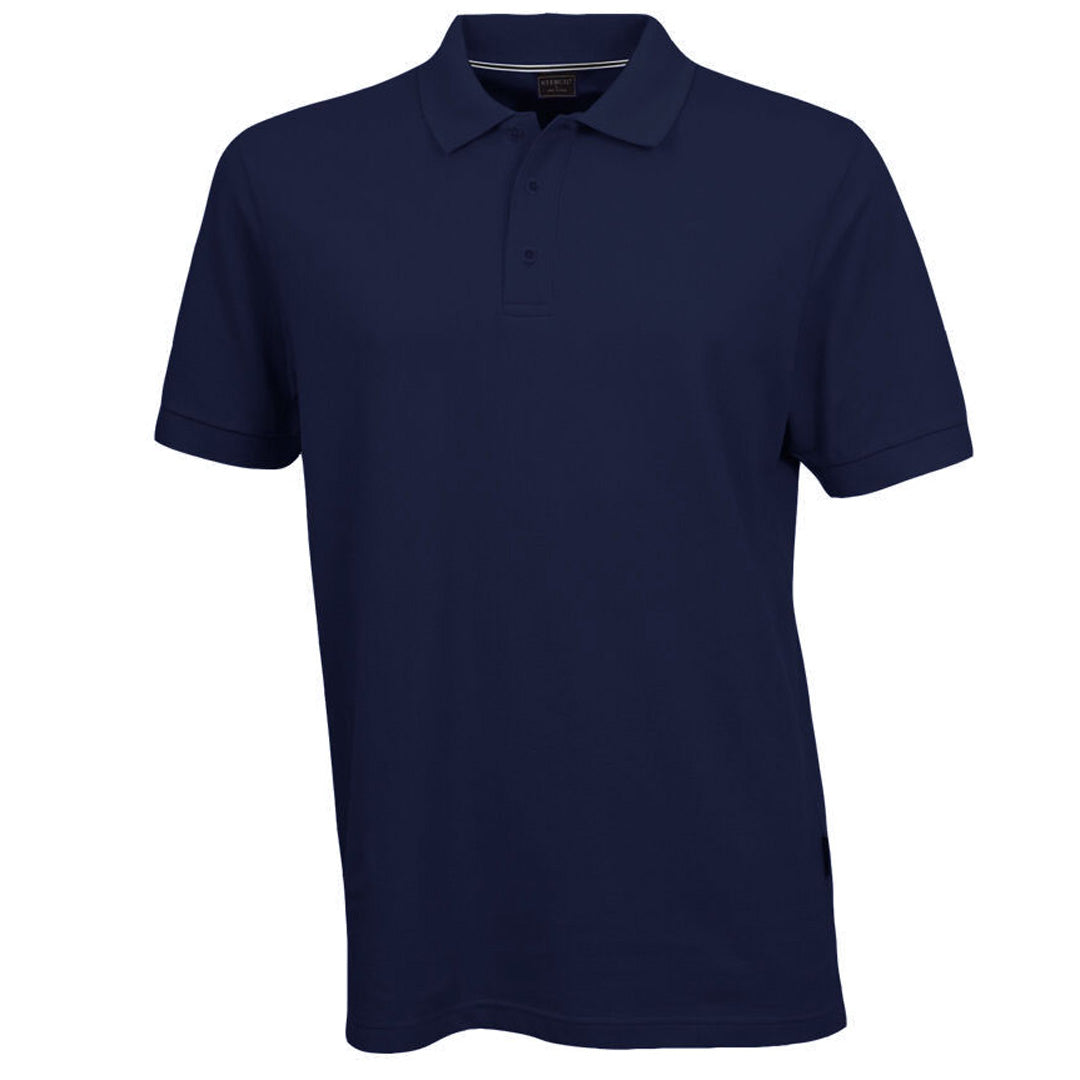 Stencil The Oceanic Polo | Mens | Short Sleeve Navy Shirts & Tops