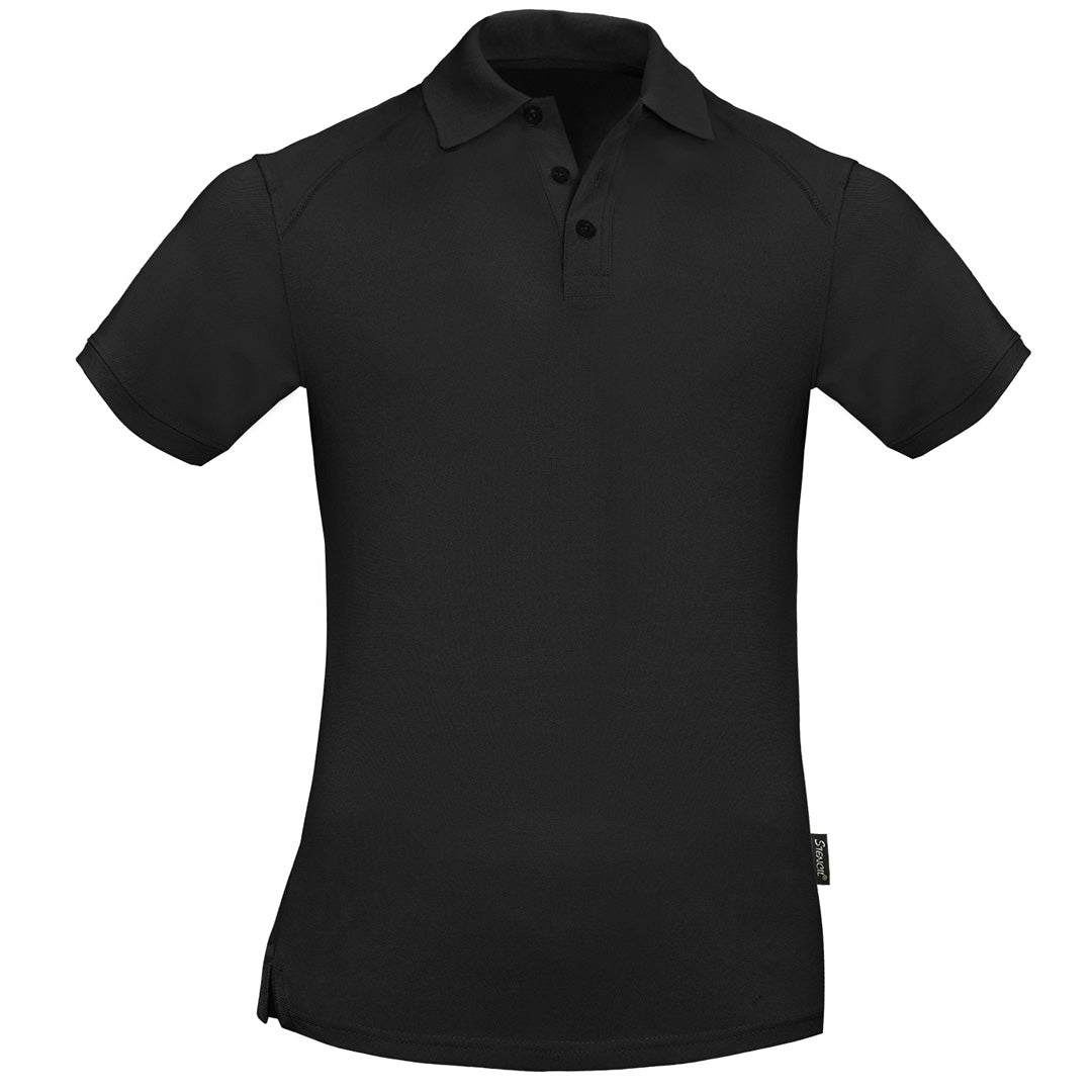 Stencil The Sorona Polo | Mens | Short Sleeve Black Shirts & Tops