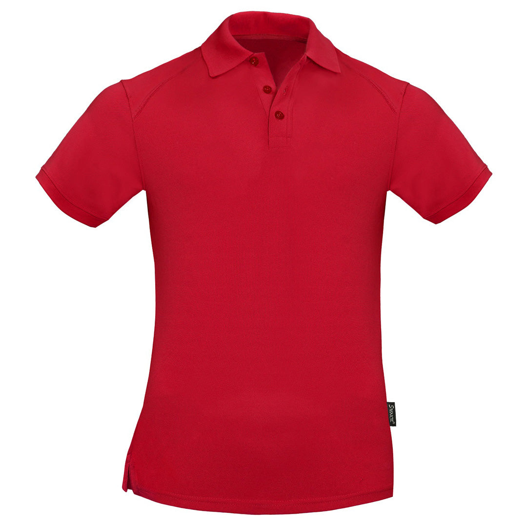 Stencil The Sorona Polo | Mens | Short Sleeve Red Shirts & Tops