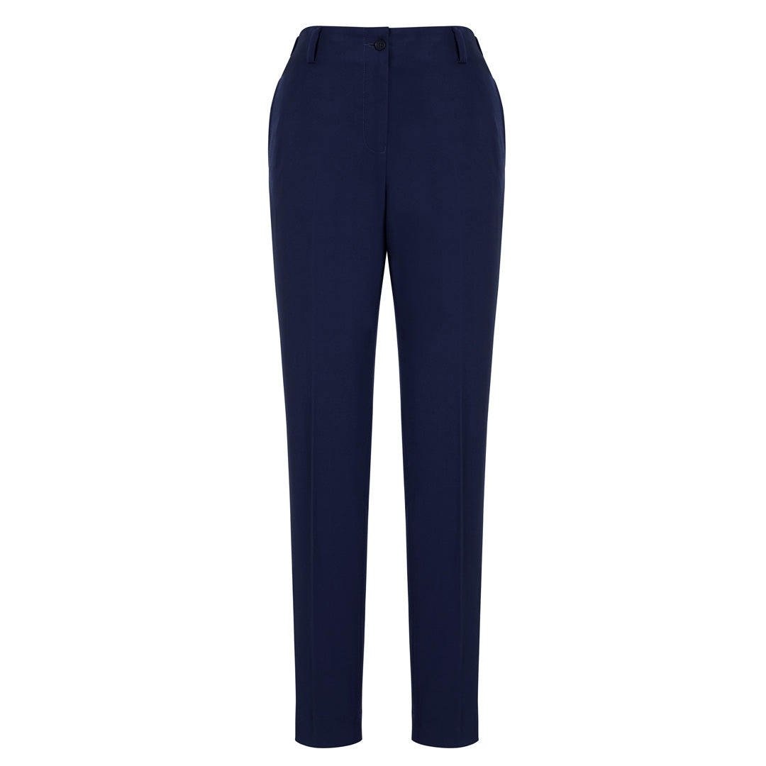 Biz Corporates The Siena Slimline Pant | Ladies Marine Blue Pants