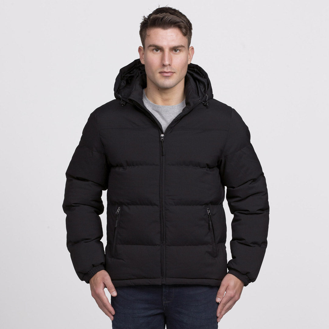 Smpli The Edge Puffa Jacket | Unisex Black Coats & Jackets