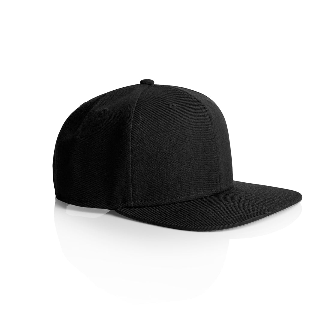 AS Colour The Stock Cap | Adults Black Headwear