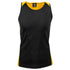 Aussie Pacific The Premier Singlet | Mens Black/Gold Shirts & Tops