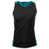 Aussie Pacific The Premier Singlet | Mens Black/Teal Shirts & Tops