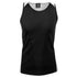 Aussie Pacific The Premier Singlet | Mens Black/White Shirts & Tops
