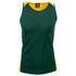 Aussie Pacific The Premier Singlet | Mens Bottle/Gold Shirts & Tops