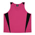 Aussie Pacific The Eureka Singlet | Mens Pink/Black Shirts & Tops
