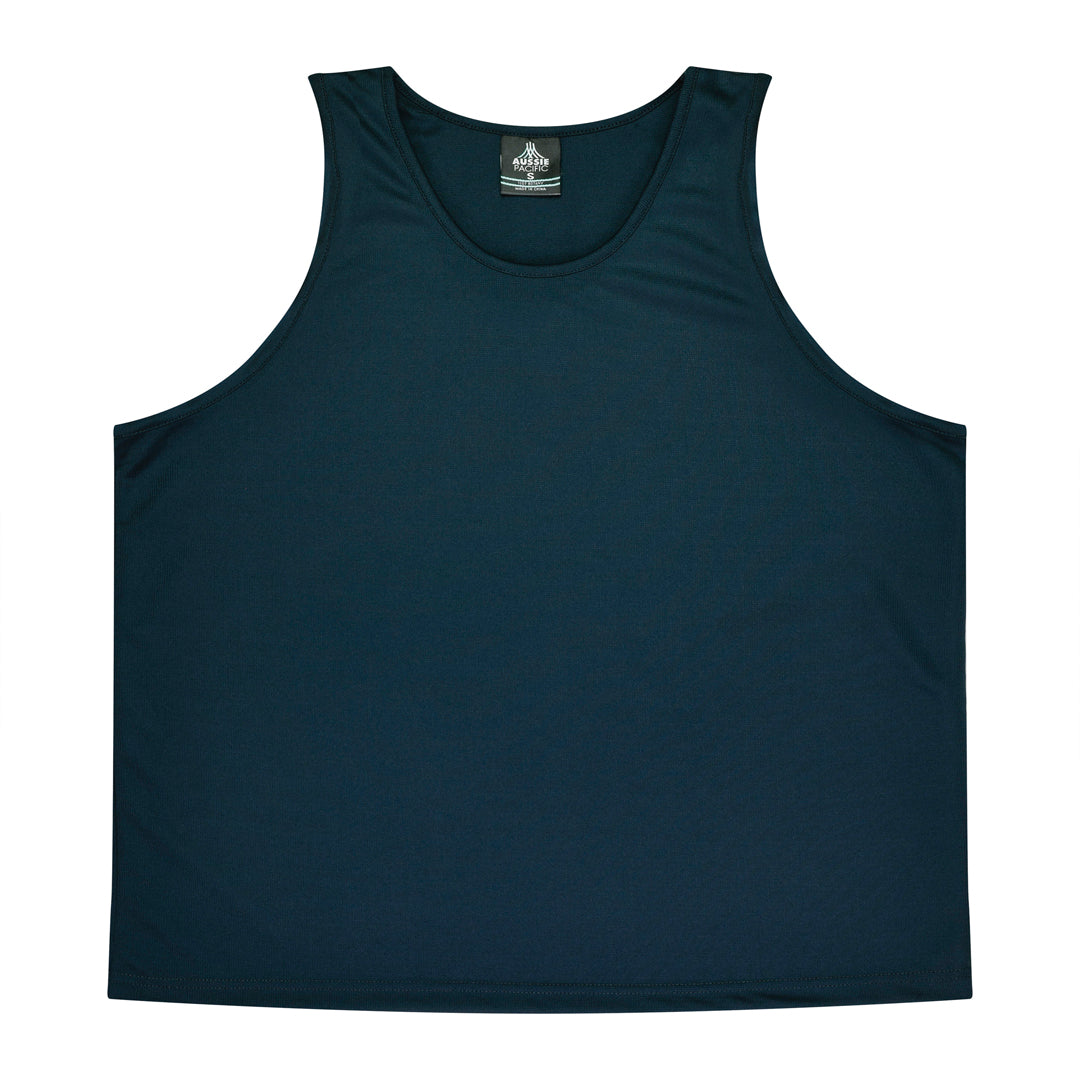 Aussie Pacific The Botany Singlet | Mens Navy Shirts & Tops