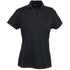 Stencil The Cool Dry Polo | Ladies | Short Sleeve Black/Red Shirts & Tops