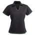 Stencil The Cool Dry Polo | Ladies | Short Sleeve Charcoal/Lime Shirts & Tops